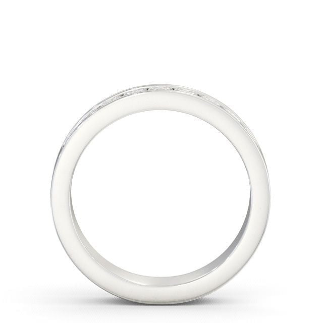 Juno Half Eternity Princess Lab diamond Channel Set Ring